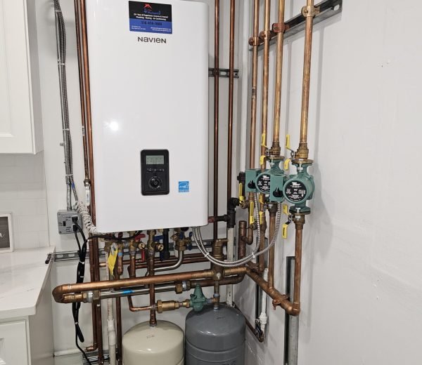 high efficiency navien gas hot water combi boiler with 3 heating zone